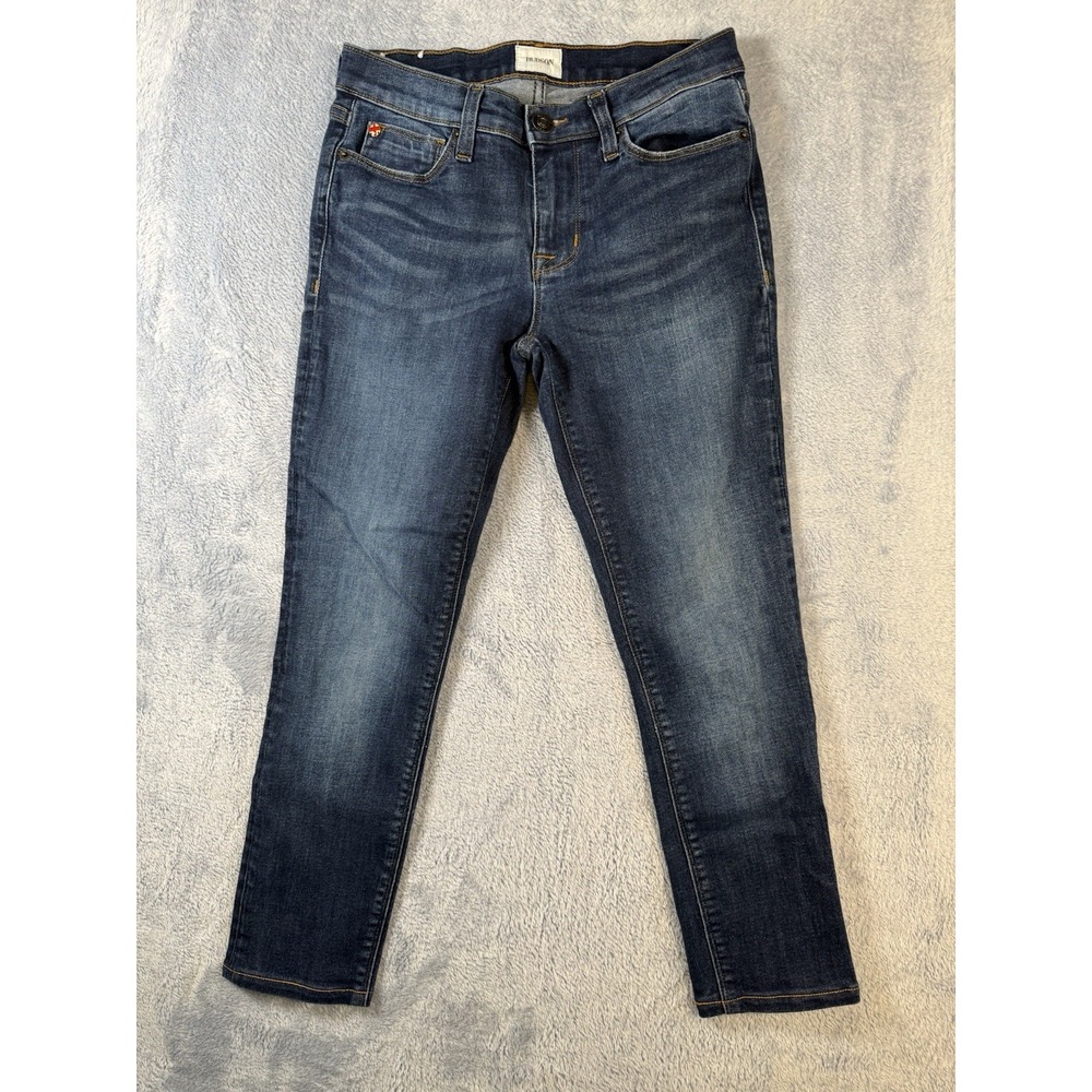 Hudson Krista Super Skinny Jeans Womens 26 Blue Denim Low Rise Ankle 26x23.25